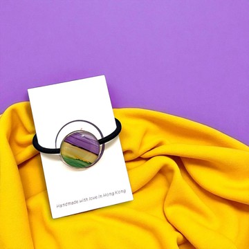 酒精墨水藝術髪圈