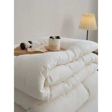 51%大豆纖維被A類華夫格提花被子棉被全棉被芯冬被春秋被加厚保暖