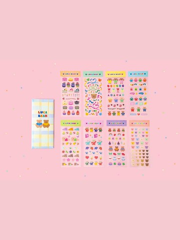Luca Bear Seal Confetti Phone Tablet Decoration Stickers