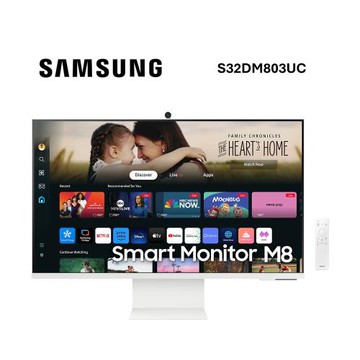 【全新品】 SAMSUNG三星 S32DM803UC 白 32型4K智慧聯網螢幕(2024)M8