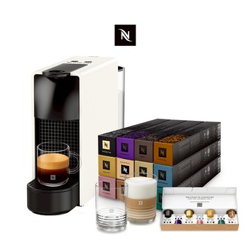 【Nespresso】膠囊咖啡機 Essenza Mini &品味經典禮盒120顆(贈品牌禮二選一)