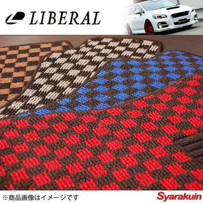 LIBERAL/リベラル トランクマット レッド×ブラック スバル/SUBARU