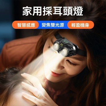 99免運⭐臺灣出貨🌛採耳頭燈聚光修腳師專用挖耳掏耳朵充電頭戴式工作led家用照明燈 帶頭燈 強效續航 強光頭燈 美容頭燈