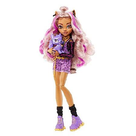 Monster High Doll, Clawdeen Wolf with Accessories and Pet Dog