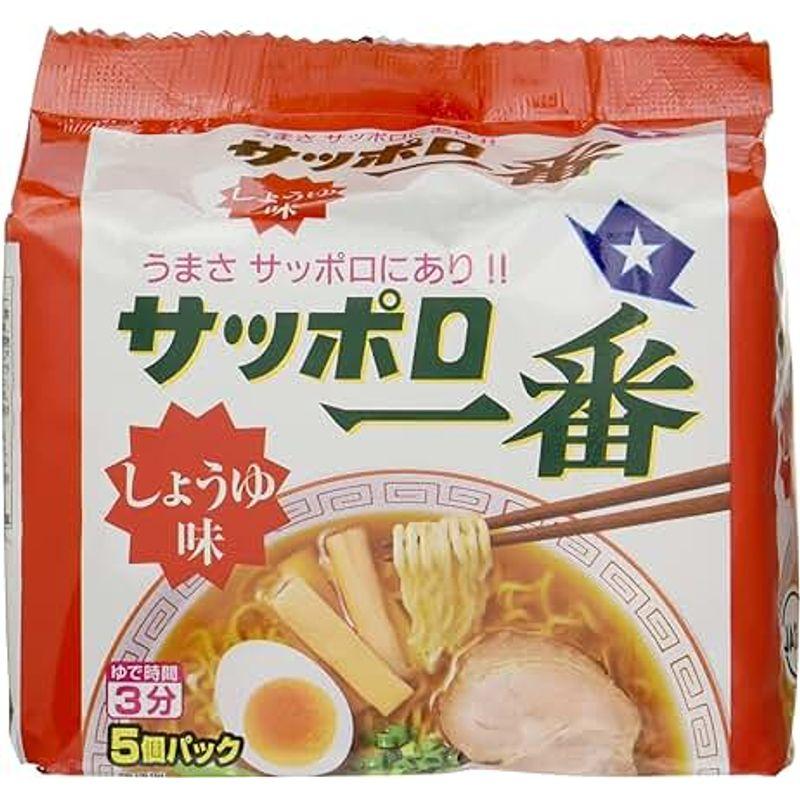 サンヨー食品 サッポロ一番しょうゆ味 5食入