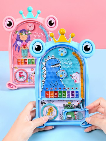 兒童彈珠機游戲機益智親子彈射小玩具網紅對戰智力桌游男孩彈珠臺