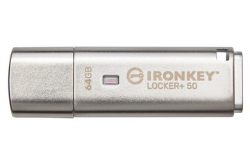 Kingston IronKey Locker+ 50 64GB USB 加密隨身碟 (IKLP50/64GB)