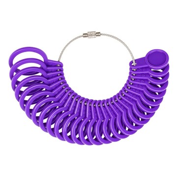 《316小舖》【AB24】(美圍戒指尺寸測量器-可測量戒指 戒圍尺寸 戒指大小測量器 測戒圍器 港號測量器 戒子測量器)