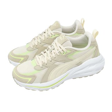 Puma 慢跑鞋 Hypnotic LS 男鞋 女鞋 米白 綠 異材質拼接 緩震 運動鞋 395295-16