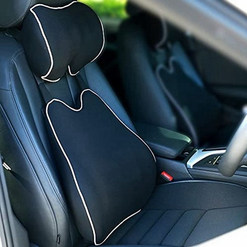 低反発腰クッション ランバーサポート ネックパッド 車 クッション 首 ヘッドレスト 低反発 腰サポート 背もたれ 洗える 取付バンド調節可 通販 Lineポイント最大0 5 Get Lineショッピング