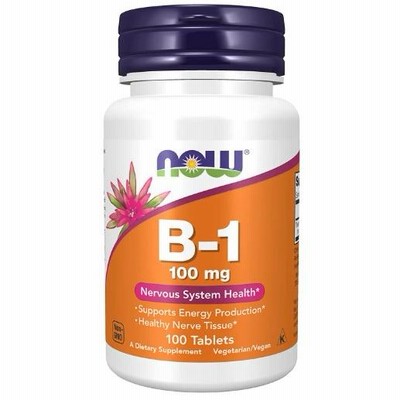 NOW　B-1 100mg  100 TABS #0446　ナウ　B-100 100mg 100カプセルメタストア ヤフー店 がお届け