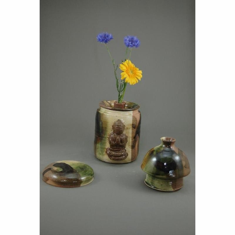 六古窯 灰被り 小壺花瓶 持ち合わせ 