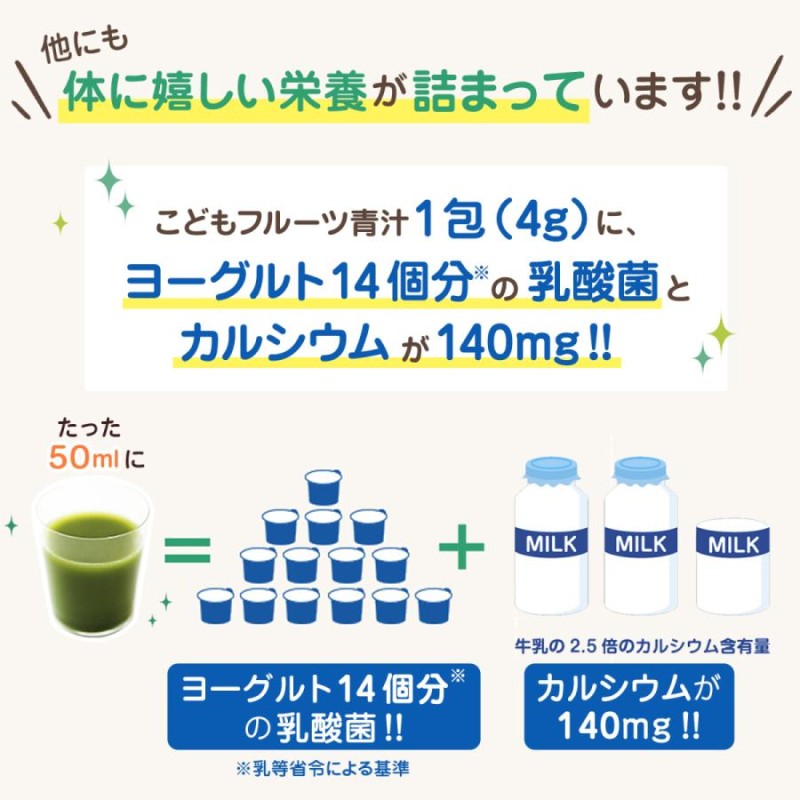 こどもフルーツ青汁 はなかっぱ 3種セット 90日分 成長 栄養