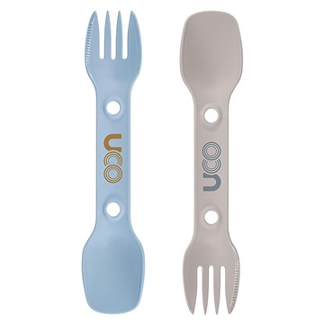 UCO UTILITY SPORK 餐具組  兩用叉匙  淺藍色 + 淺灰色  1組