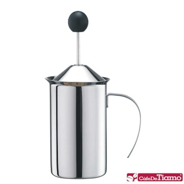 Tiamo 8006不鏽鋼雙層彈簧奶泡杯300cc(HA2235)