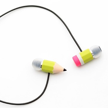 淘氣聲活 hoomia 好設計  Magic Pencil 魔術鉛筆耳機  青翠綠