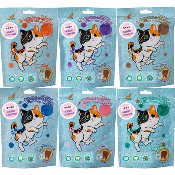 CatFeet 【24入組】-呼嚕愛乾淨 葡萄糖胺化毛潔牙餅系列 60g(2.11OZ)