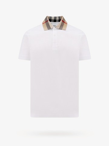 Organic cotton polo shirt - BURBERRY - gender_Man