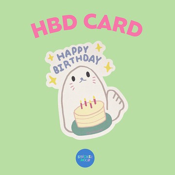 Seal 生日快樂卡