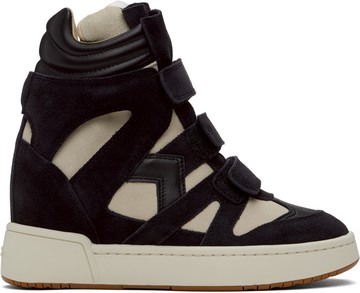 Isabel Marant 黑色 & 灰色 IM3 高帮运动鞋