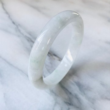 翡翠 手鐲 天然 硬玉 緬甸產  54.2 mm