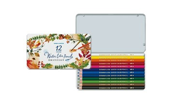 雄獅 WP-12 水性色鉛筆 (鐵盒) (12色)【APP滿額下單10%點數(單一帳號最高1000點)】9/30止