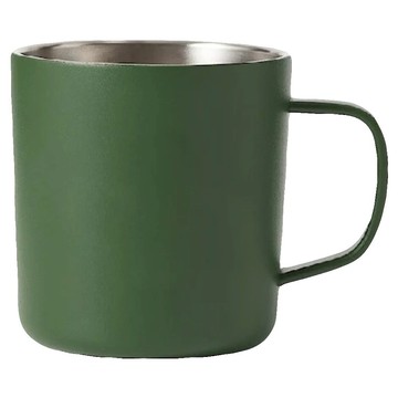 MUJI 無印良品 不鏽鋼馬克杯 380ml  綠色  1個