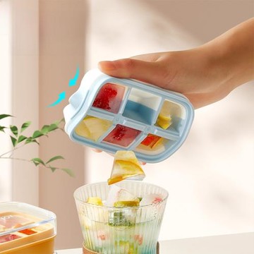 日本冰塊模具家用迷你小冰格硅膠食品級輔食冷凍格冰箱制冰盒子