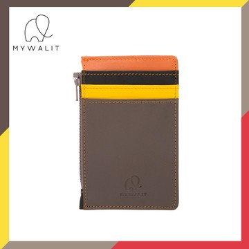 【MYWALIT】5層拼色零錢卡夾-煙燻灰 1206-164