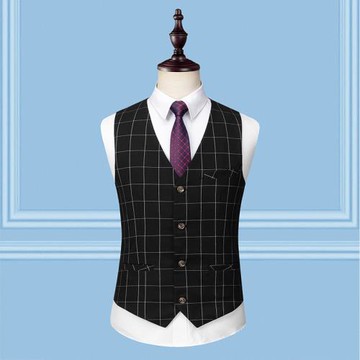 馬甲男西裝套裝襯衫西服馬夾小伴郎服兄弟裝禮服春秋工裝男士外套