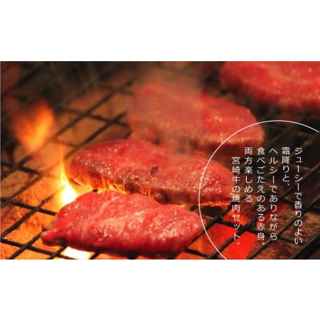 ふるさと納税 宮崎牛霜降りと赤身焼肉セット(900g) 宮崎県宮崎市