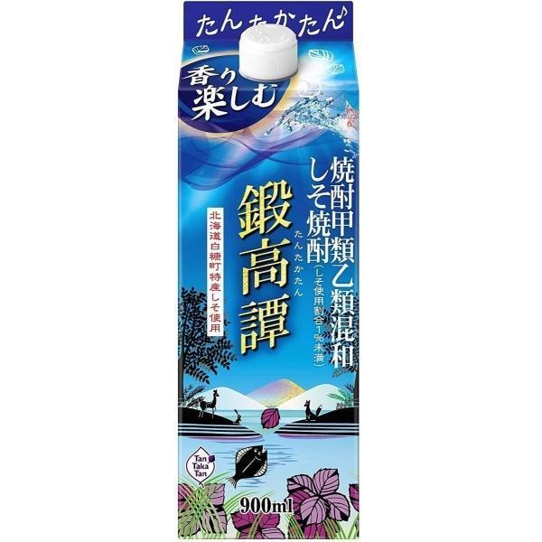 送料無料 合同酒精 鍛高譚 たんたかたん 20度 紙パック 900ml×6本