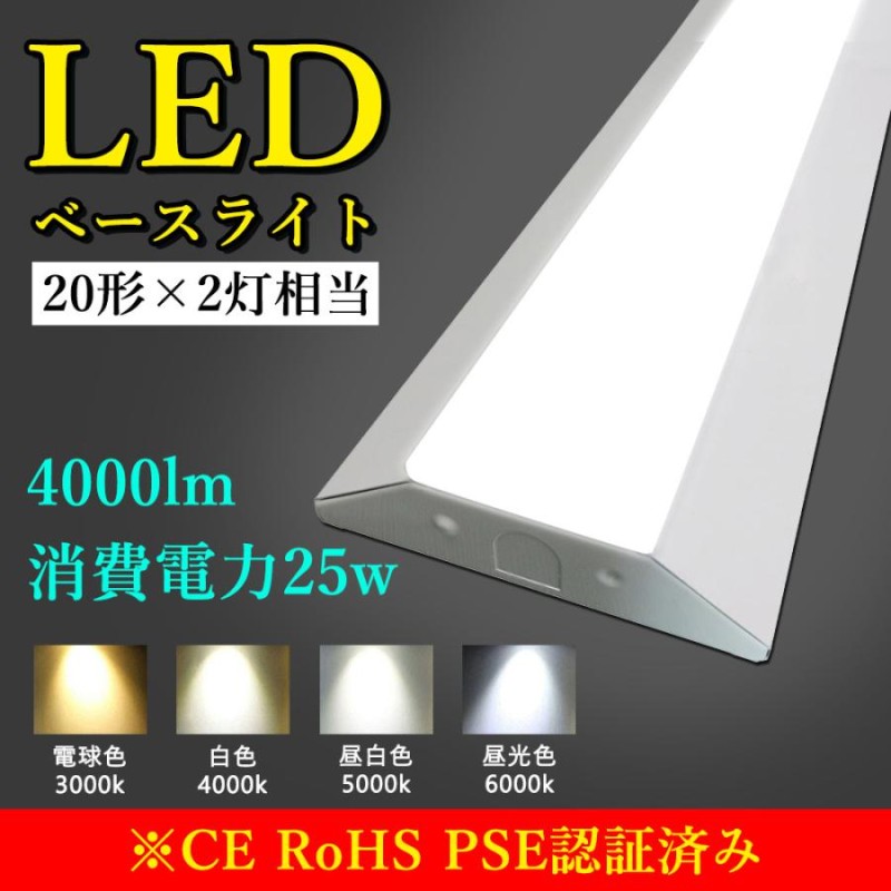 逆富士型 LED照明器具 LED蛍光灯器具一体型 高品質LED 天井直付け led