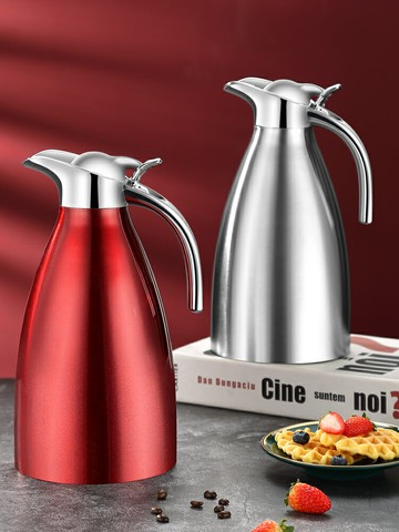 歐式保溫壺家用不銹鋼熱水瓶大容量暖壺熱水壺開水瓶2升保溫水壺