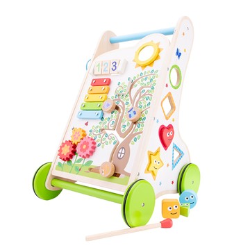 荷蘭 New Classic Toys - 蒙特梭利寶寶認知學習/學步車