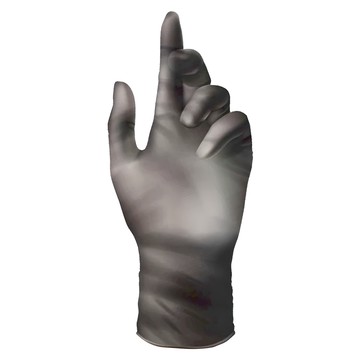 淨新科技 PVC無粉手套 S 黑色  100入  2盒