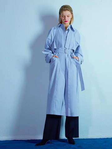 Detail Trench Coat 002 Lavender