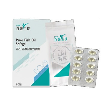 ✨體驗加碼組✨【PMC百醫生技】百分百魚油軟膠囊 買1盒送1袋(共90顆)｜rTG型挪威頂級魚油 Omega-3 DHA
