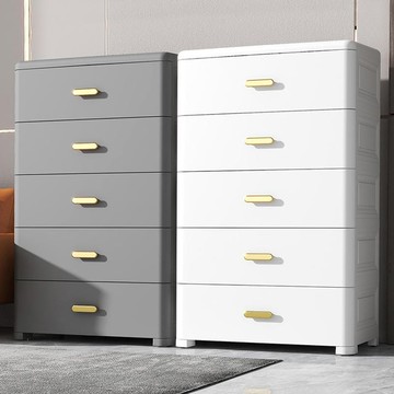 【預購】70大面寬-經典霧面5層收納櫃  兩色可選 024169 白色