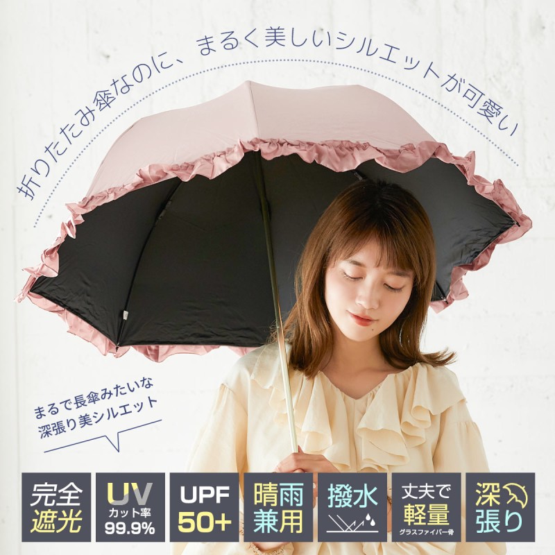 ☆残り5点お値下げ中☆折り畳み 日傘 涼しい コンパクト UV 軽量 熱中