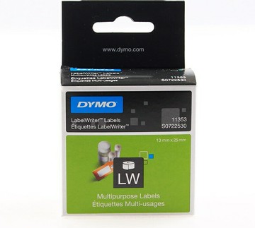 DYMO11353 不干膠熱敏標簽 DYMOS0722530 DYMO LW450專用標簽紙