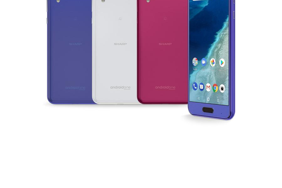 未使用 SIMフリー android one x4 ボルドー