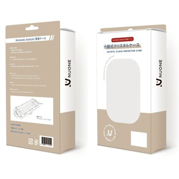 【電玩批發商】NS2 Switch2 NUONE 透明水晶殼 水晶殼 透明 透黑 硬殼 保護殼 NS2水晶殼 主機殼