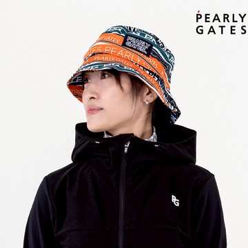 【ṔEARLY GATES】女款橘色吸濕保暖配戴舒適可拆式吸汗帶漁夫帽 JLU07005