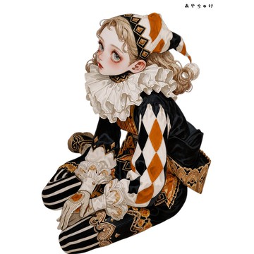 【6 月新品】07-135-0005 人物貼紙 馬戲團風格