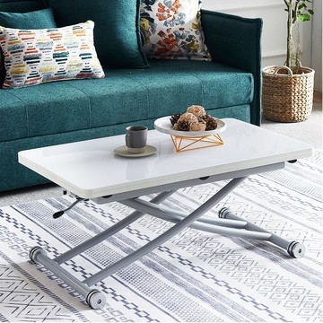 升降茶幾餐桌兩用一體式多功能小戶型客廳折疊移動小ins風茶幾桌