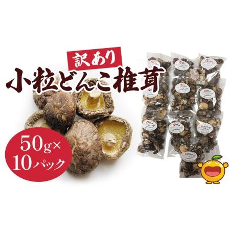 ふるさと納税 乾燥椎茸 国産 訳あり 小粒どんこ 50g×10パック 乾燥 しいたけ 干し椎茸 乾し椎茸 乾燥野菜 大分県 津久見市 九州産野菜 大分県津久見市