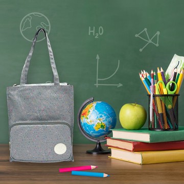 Soin Sewing 所以相縫 - 好好讀書書袋-揮灑灰