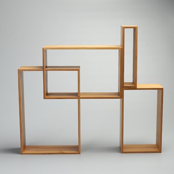 特價創意竹制茶柜百搭茶道架子客廳家居擺件收納柜自由組合置物架