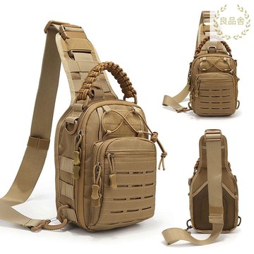 台灣公司工廠貨 戶外小胸包多功能戰術迷彩胸包優選牛津布材質戶外騎行通用! LPS/PDD145 公司貨 快速出貨